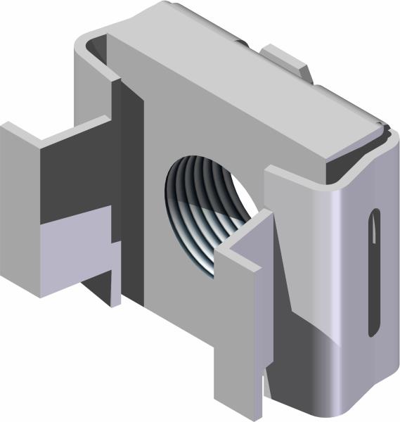 Nut, Cage 5/16-18 (.127 - .162")