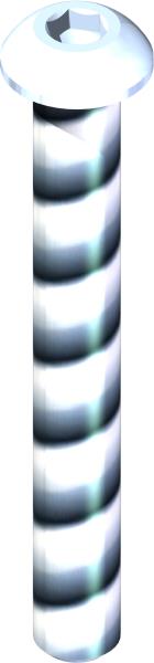 Bolt, Button Head 1/4 x 2 SS