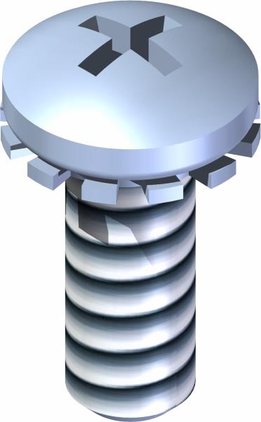 Machine Screw, #10-24 x 1/2 ZP