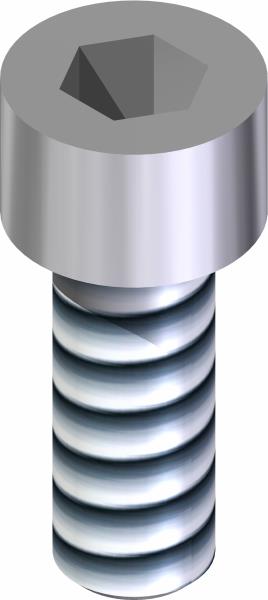 Bolt, SHCS #10-32 x 1/2 ZP