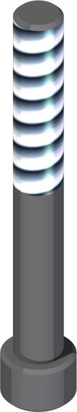 Bolt, SHCS 1/4-28 UNF x 2 GRD 8