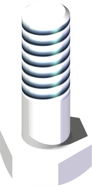 Bolt, 5/8-11 UNC x 2 GRD A325