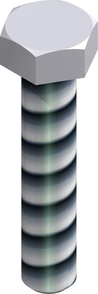 Bolt, M8 x 1.25 x 40mm SS