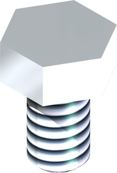 Bolt, M6 x 1.0 x 10mm SS