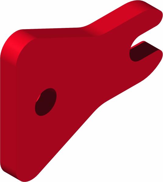Plate, Dual Aux Bracket Spacer