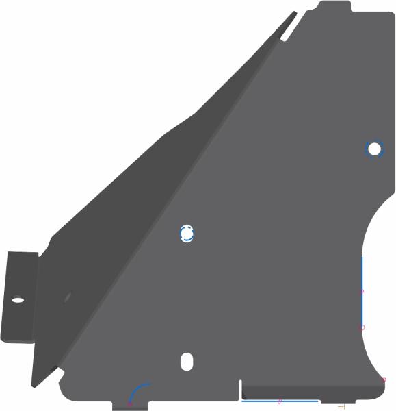 Baffle, Lower Right