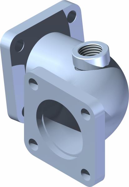 Tube, Exhaust 90 Elbow